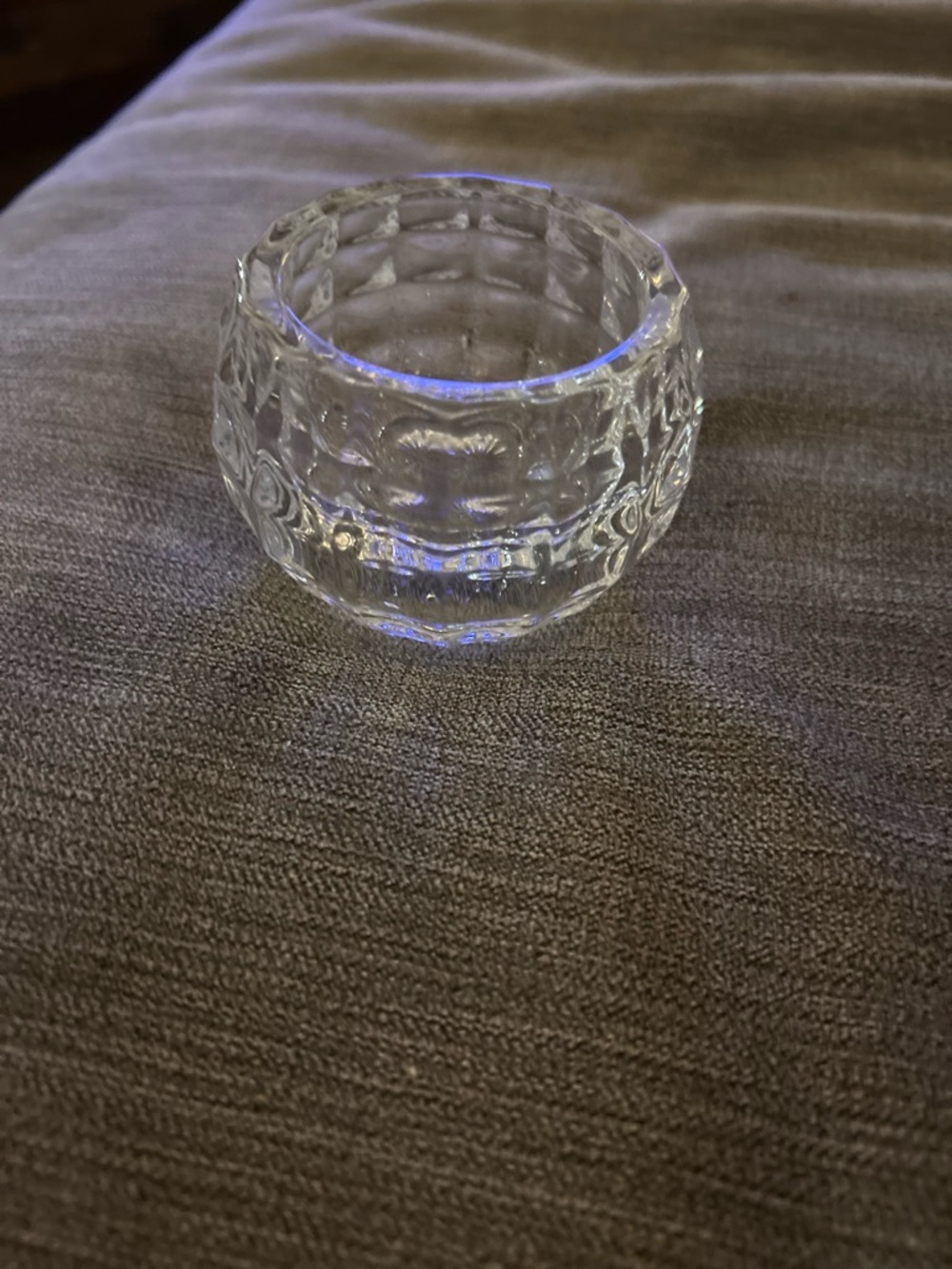 FRÖJDA Tealight holder, clear glass, 2 "